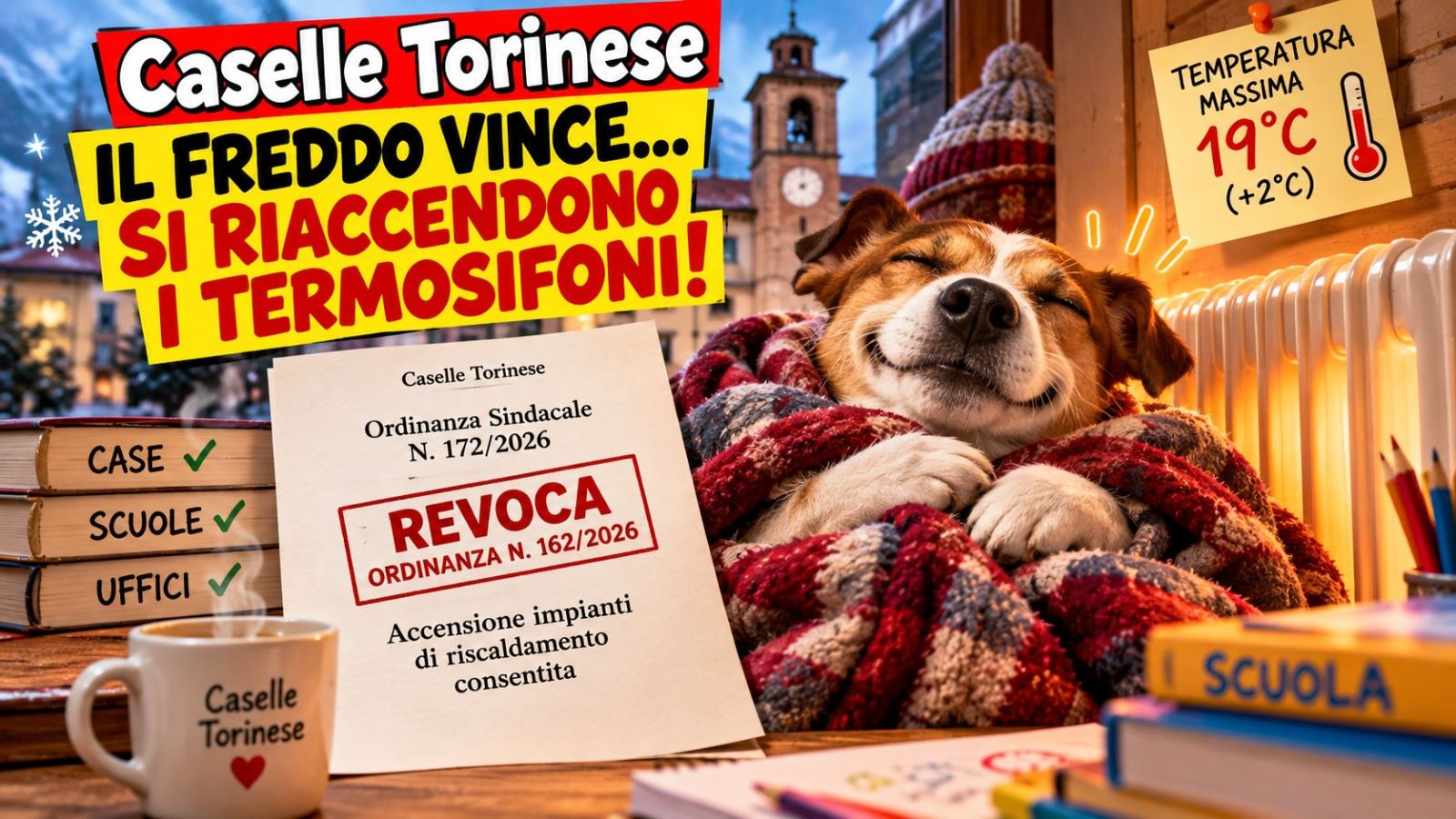 Caselle Torinese, 22 ottobre 2026: il Natale bussa, i termosifoni si accendono e la vecchia stazione cambia vita